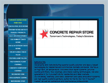 Tablet Screenshot of concreterepairstore.com